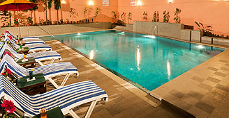 Outdoor Pool at Benaras Hotel